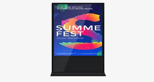 Indoor Floor-Standing Kiosk Displays with Easy Remote CMS